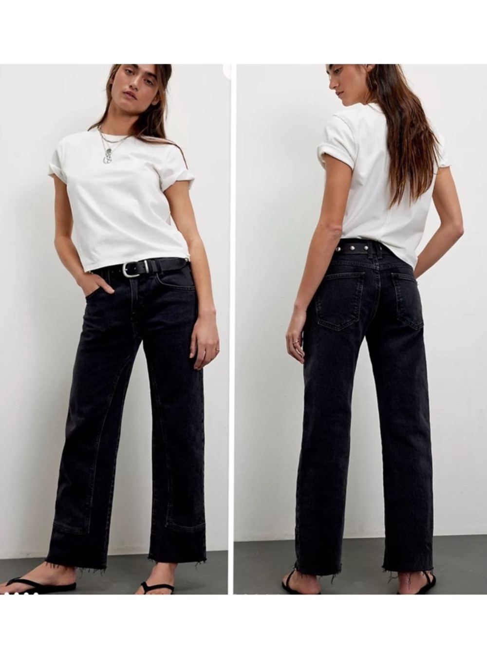 We The Free Risk Taker High-Rise Straight-Leg Jeans Main Squeeze 31